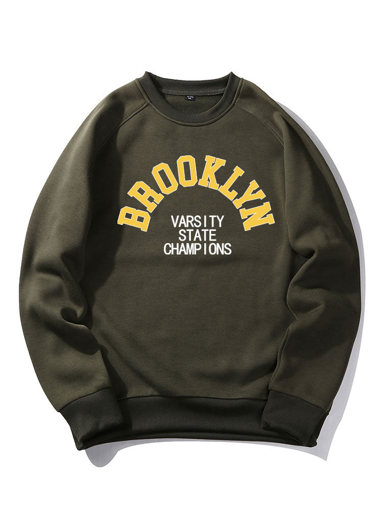 Brooklyn Varsity Print Sweatshirt